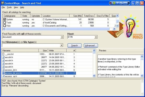 Screenshot of ContentWays Local